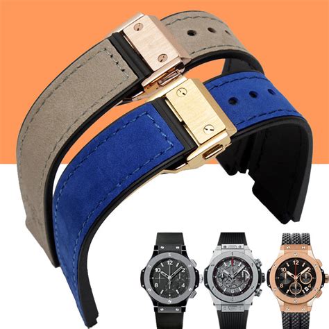 hublot replacement watch straps|Hublot geneve leather strap watch.